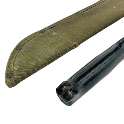 Machette Réglementaire US Army Originale WWII – Fabricant TRUETEMPER – Datée 1944 – Avec Fourreau 1945