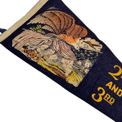 Fanion Commémoratif US Army – 2nd & 3rd Army Maneuvers (Louisiane) – Période 1941 (WWII Précoce)