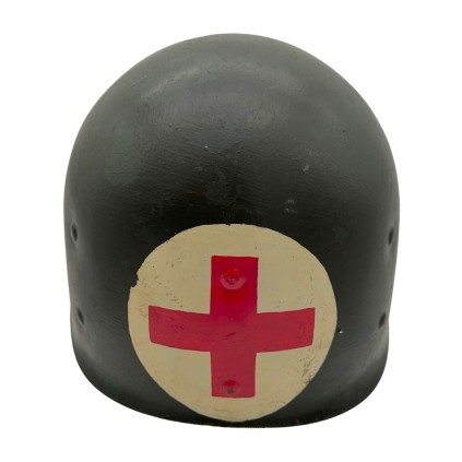 Liner de Casque M-1 US Army Original WWII – Fabricant FIRESTONE – Daté 1943 – Marquage Medic