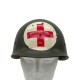 Liner de Casque M-1 US Army Original WWII – Fabricant FIRESTONE – Daté 1943 – Marquage Medic