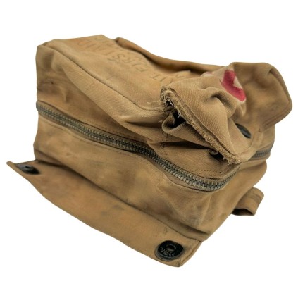 Pochette de Kit FIRST AID AERONAUTIC Originale WWII – Fixation Lift-the-Dot – US Army Air Force / US Navy