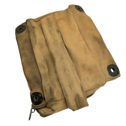Pochette de Kit FIRST AID AERONAUTIC Originale WWII – Fixation Lift-the-Dot – US Army Air Force / US Navy