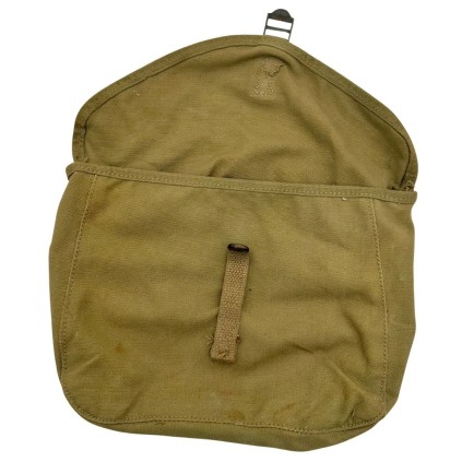 Pochette de Gamelle (Cover, Mess Kit) US Army Original WWII – Toile OD3 – Parfait État