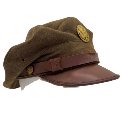 Casquette de Service Troupe USAAF – Modèle Crusher – Original WWII