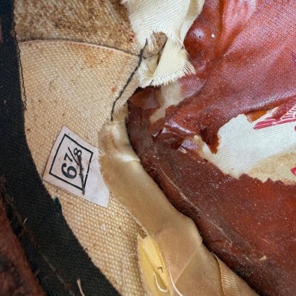 Casquette USAAF "Crusher" – Teinte OD51 Chocolat – Fabricant KNOX – État Exceptionnel