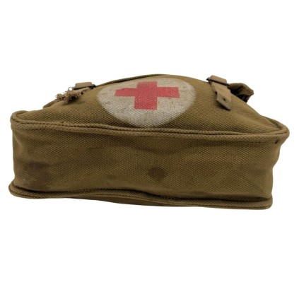 Musette Médicale de Terrain (Shell Dressing Bag) British Army Originale WWII – Pattern 1937