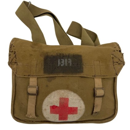 Musette Médicale de Terrain (Shell Dressing Bag) British Army Originale WWII – Pattern 1937