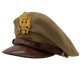 Casquette d'Officier USAAF "Crusher" – Modèle Été (Summer Service) – Taille 60 (Rare) – Fabrication Tailleur
