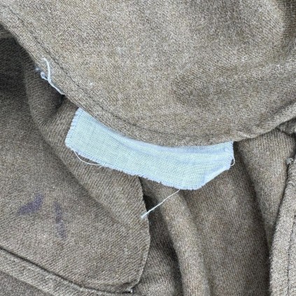 Chemise d'Homme de Troupe (EM) en Flanelle – Teinte OD33 Moutarde – Taille 14 1/2 x 33