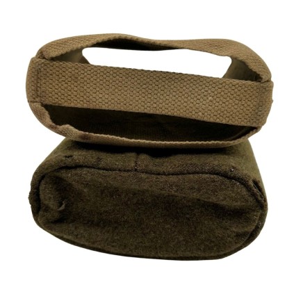 Gourde Individuelle British Army – Bidon Émaillé vert & Housse Feutre – Porte-bidon Web M.E. Co. 1943