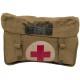 Musette Médicale de Terrain (Shell Dressing Bag) British Army Originale WWII – Pattern 1937