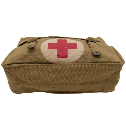Musette Médicale de Terrain (Shell Dressing Bag) British Army Originale WWII – Pattern 1937