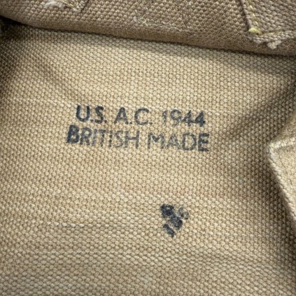 Musette GP US Army - British Made 1944 - Neuve de Stock (NOS)