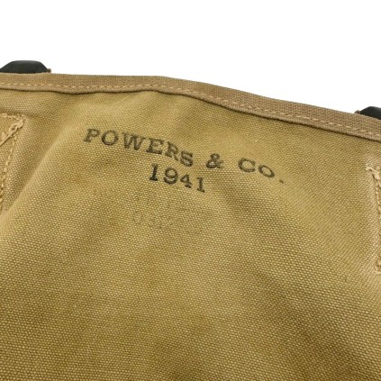 Musette M-1936 US Army - Powers & Co 1941 - Nominative WWII