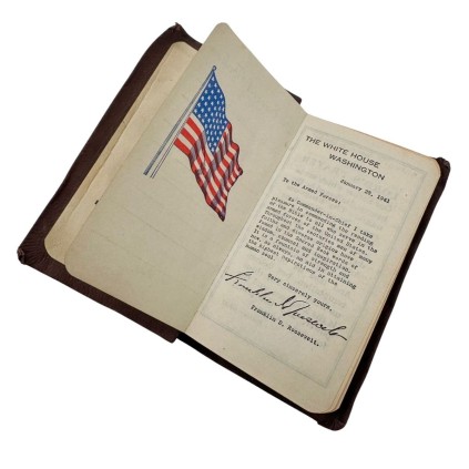 Nouveau Testament et Psaumes - Édition Militaire US Army - WWII