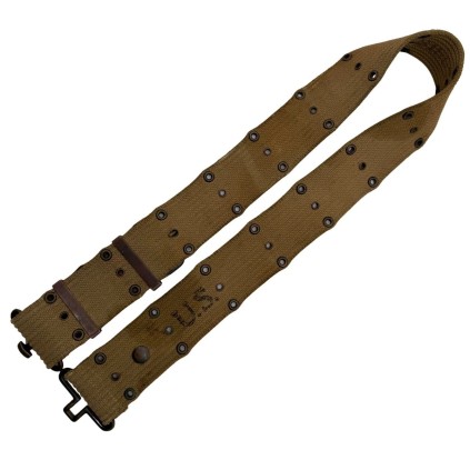 Ceinturon M-1936 Pistol Belt - Daté 1942 - Laundry Number B-1887