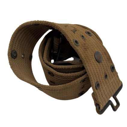 Ceinturon M-1936 Pistol Belt - Daté 1942 - Laundry Number B-1887