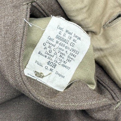 Veste de sortie US Army "Class A" - 94th Infantry Division - 1942