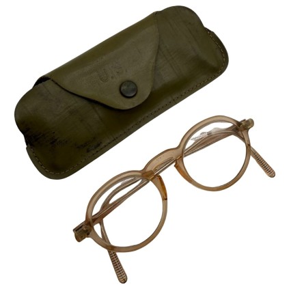 Lunettes Réglementaires US Army - Étui Willson - WWII