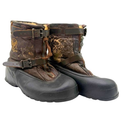 Bottes de vol A-1 en cuir pour USAAF
