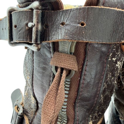 Bottes de vol A-1 en cuir pour USAAF