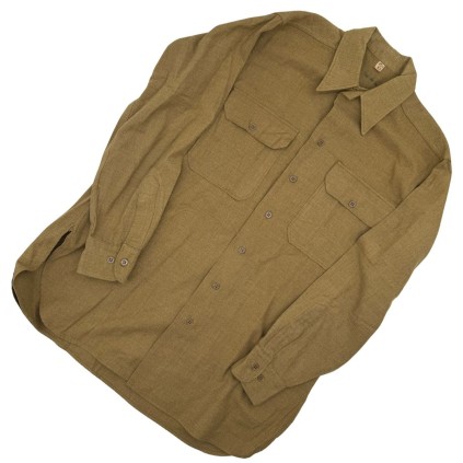 Chemise "Moutarde" Troupe US Army - WWII