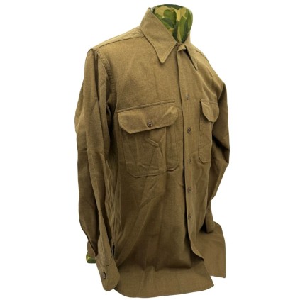 Chemise "Moutarde" Troupe US Army - WWII