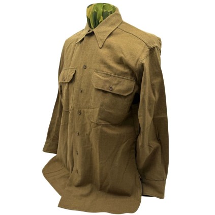 Chemise "Moutarde" Troupe US Army - WWII