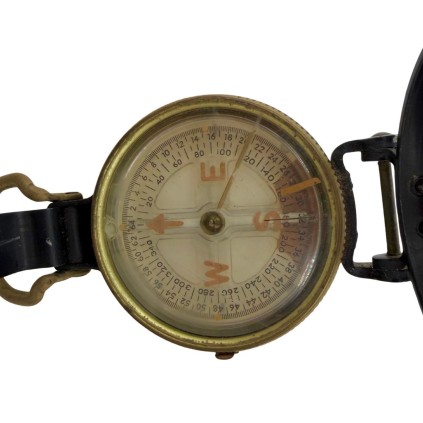 Boussole US Army Superior Magneto - 1945 - Pochette Lift-the-Dot