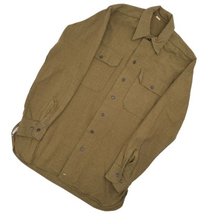 Chemise "Moutarde" Troupe US Army - WWII
