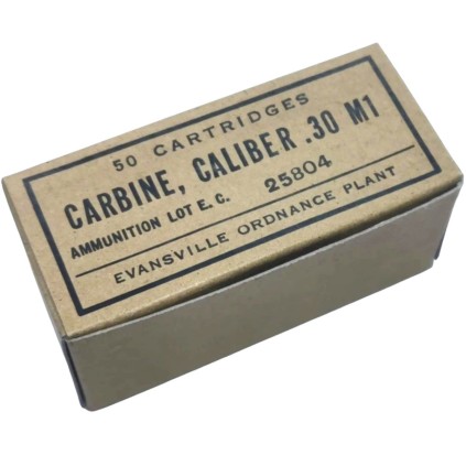 Reproduction Boîte de Munitions .30 M1 Carbine - Evansville Ordnance