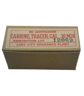 Boîte de 50 cartouches Cal .30 M16 Tracer