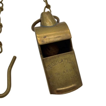 Sifflet d'officier/NCO US Army - Solid Brass