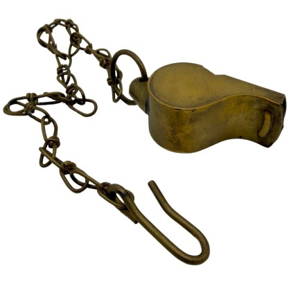 Sifflet d'officier/NCO US Army - Solid Brass