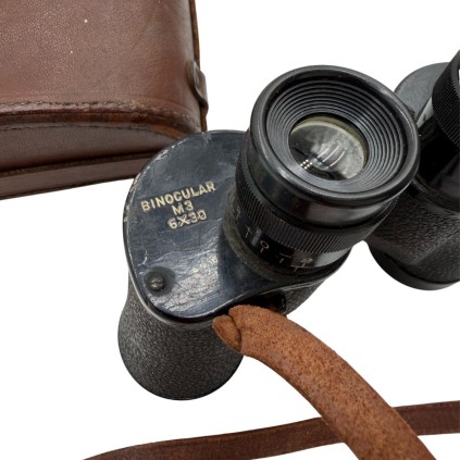 Jumelles M3 6x30 Westinghouse 1942 + Étui M17