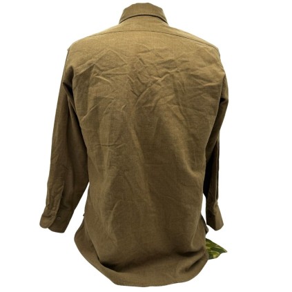 Chemise de troupe US "Moutarde" – Laine OD