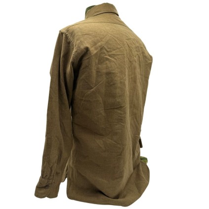 Chemise de troupe US "Moutarde" – Laine OD