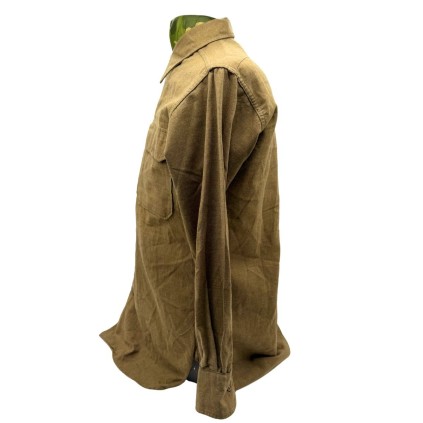Chemise de troupe US "Moutarde" – Laine OD