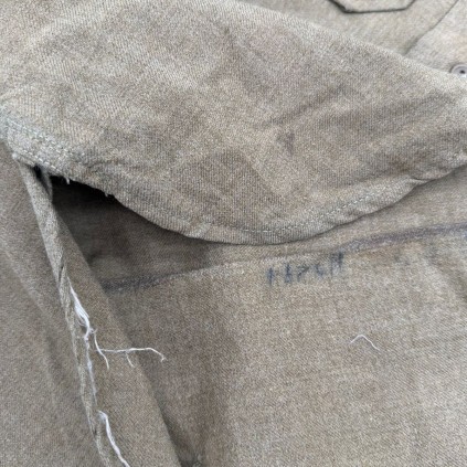 Chemise de troupe US "Moutarde" – Laine OD