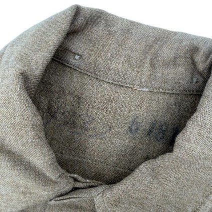 Chemise de troupe US "Moutarde" – Laine OD