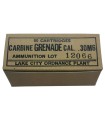 Reproduction Boîte de 50 Cartouches Carbine Grenade Cal. .30 M6