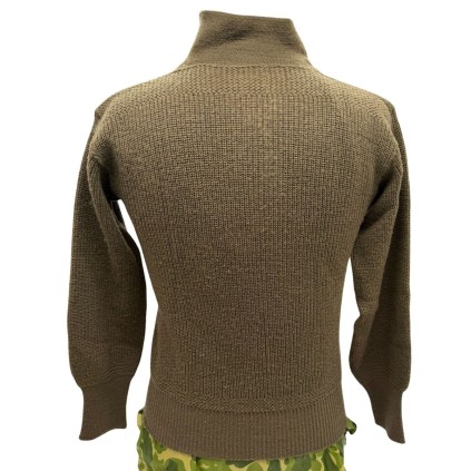 Pull à 5 boutons US Army – Laine OD