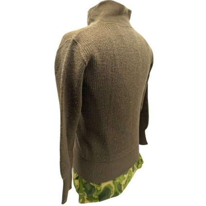Pull à 5 boutons US Army – Laine OD