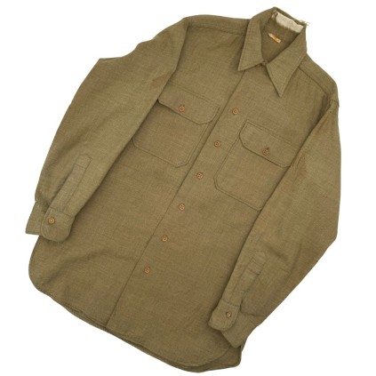 Chemise de troupe US Army – Laine OD – Taille 14 ½ - 33