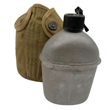 Ensemble Gourde US Army – Housse British Made 1944 & Bidon Swanson