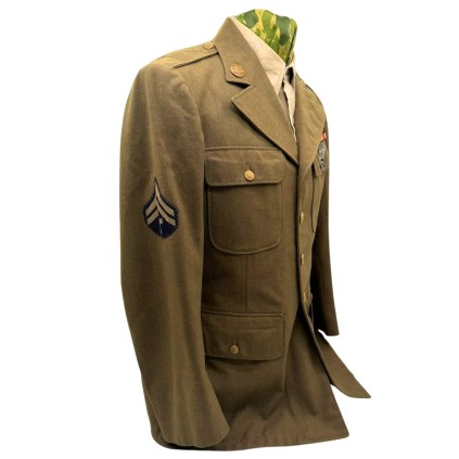 Veste de sortie US Army "Class A" – Caporal J. Kleiman – USAAF