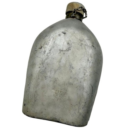 Ensemble Gourde US WWI – Daté 1918 – Régimenté