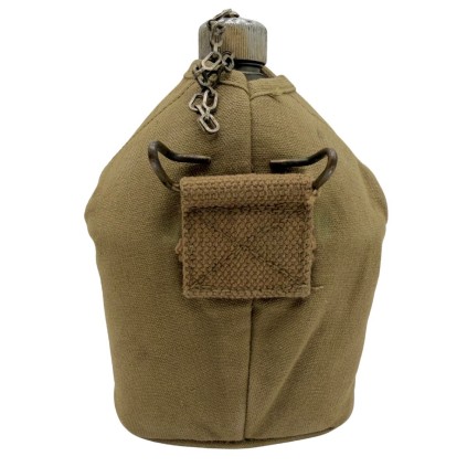 Ensemble Gourde US WWI – Daté 1918 – Régimenté