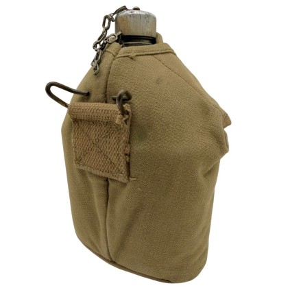 Ensemble Gourde US WWI – Daté 1918 – Régimenté