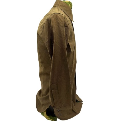Chemise d'officier US Army "Moutarde" – Laine & Gabardine